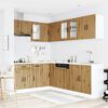vidaXL Zestaw szafek kuchennych, Lucca, 14-częściowy, dąb artisan