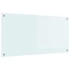 vidaXL Przód kuchenny Biały 100 x 50 cm szkło hartowane