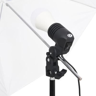 vidaXL Zestaw do studia fotograficznego z lampami i softboxami, 9 cz.