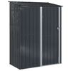 vidaXL Schowki ogrodowe Antracyt 153,5 x 86 x 200 cm Metal
