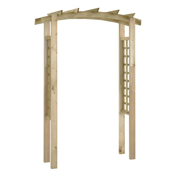 vidaXL Pergola w kształcie łuku, 150 x 60 x 210 cm, drewno