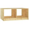 vidaXL Stolik kawowy, 75x50x33,5 cm, lite drewno jodłowe