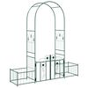 vidaXL Łuk Ogrodowy zielony 203 x 50 x 218 cm Stal
