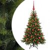 vidaXL Sztuczna choinka z bombką 150 cm 150 LED Ciepła biel
