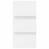 vidaXL Regał na gazety Biały 51 x 11 x 102 cm Materiał drewnopochodny