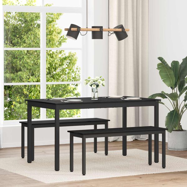 vidaXL Stoły do jadalni METAL