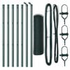 vidaXL Ogrodzenie spawane do mocowania w gruncie 10 x 0,5 m (S x W)