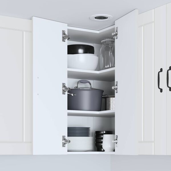 vidaXL Szafka kuchenna Lucca Biały 57 x 57 x 80 cm Drewno inżynieryjne