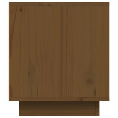 vidaXL Szafka pod TV, miodowy brąz, 80x35x40,5 cm, lite drewno sosnowe