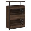 vidaXL Szafka na buty, brązowy dąb, 75x34x112 cm