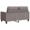 vidaXL Sofa 2-osobowa, kolor taupe, 120 cm, tapicerowana tkaniną