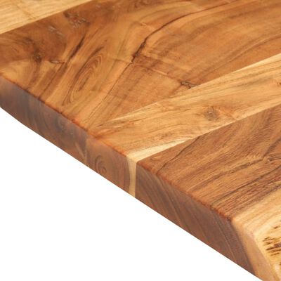 vidaXL Blat łazienkowy, lite drewno akacjowe, 80x52x3,8 cm