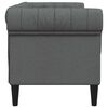vidaXL Sofa Ciemnoszary 182,5 x 74,5 x 74,5 cm Poliester