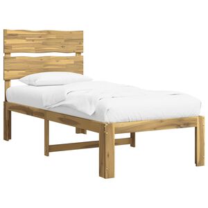 vidaXL Ł&oacute;żko pojedyncze z zagł&oacute;wkiem ROSTOCK Biały 80 x 200 cm