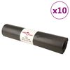 vidaXL Worki na śmieci, 250 szt., czarne, 120 L