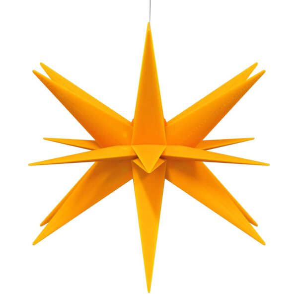 vidaXL Ozdoby świetlne z LED, 3 szt., składane, żółte, 43 cm