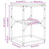 vidaXL Stolik boczny dąb sonoma 41 x 40 x 60 cm
