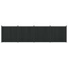 vidaXL Panel ogrodzeniowy 4 szt. 705 x 186,5 cm WPC i aluminium Czarny