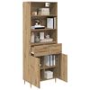 vidaXL Highboard z szufladą Dąb rzemieślniczy 69,5 x 34 x 180 cm