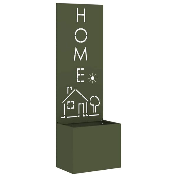 vidaXL Ekran zapewniający prywatność w ogrodzie oliwkowy 50 x 140 cm