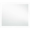 vidaXL Ścienne lustro łazienkowe z LED, 80 x 60 cm