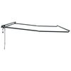 vidaXL Ręczny ramowy zewnętrzny markizowy z LED Antracyt 4,5 &times; 3 m