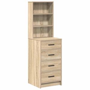 vidaXL Highboard dąb sonoma 40 x 41 x 135 cm Materiał drewnopochodny