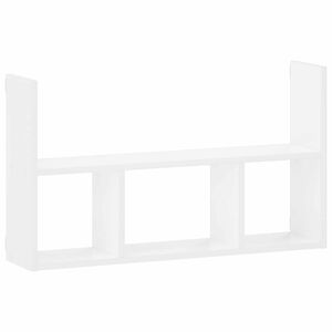 vidaXL P&oacute;łka ścienna Biały 78.5 x 17 x 45 cm Drewno inżynieryjne