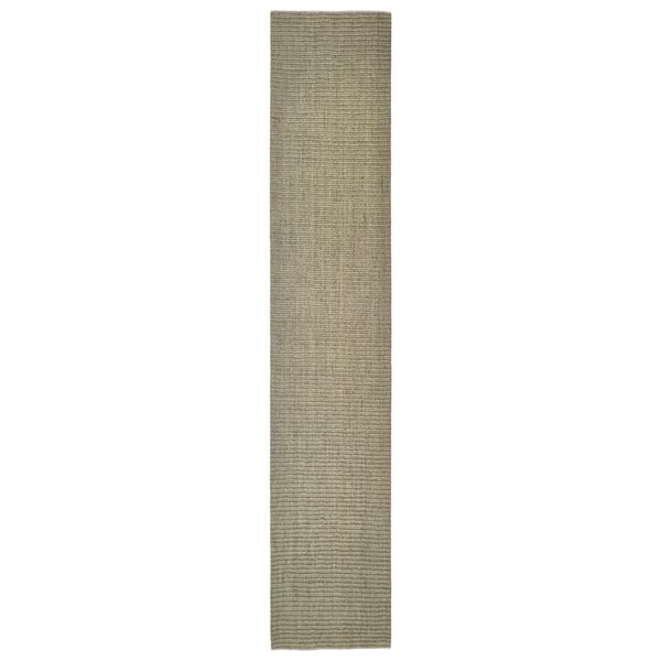 vidaXL Sizalowy dywanik do drapania, kolor taupe, 66x350 cm