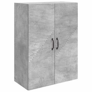 vidaXL Szafka ścienna Betonowy szary 66 x 34,5 x 90 cm