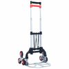 vidaXL Składany schodowy w&oacute;zek transportowy, 70 kg, aluminium, srebrny