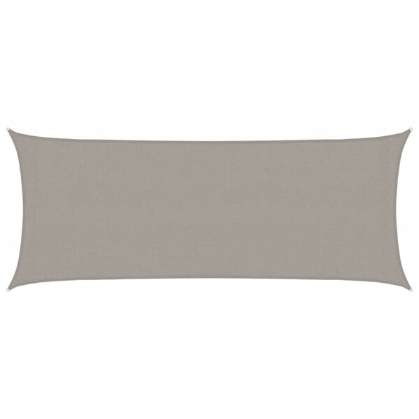 vidaXL Żagiel przeciwsłoneczny, 160 g/m&sup2;, jasnoszary, 2x4,5 m, HDPE