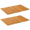 vidaXL Mata do kąpieli naturalny 60 x 40 cm Lite Drewno Akacji