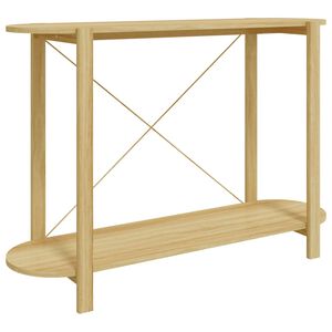vidaXL Stolik konsolowy, 110x38x75 cm, materiał drewnopochodny