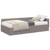 vidaXL Rama Ł&oacute;żka Narożnego z Materacem Inny 2 pcs Ciemnoszary tkanina