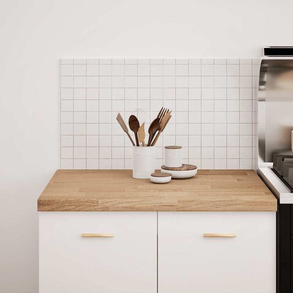 vidaXL Blat kuchenny, 80x63,5x4 cm, prostokątny, lite drewno dębowe