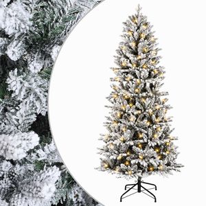 vidaXL Sztuczna choinka z zawiasami 120 cm 150 LED Ciepła biel