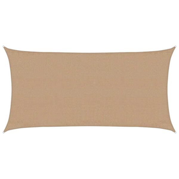 vidaXL Żagiel przeciwsłoneczny, 160 g/m&sup2;, kolor taupe, 3x6 m, HDPE