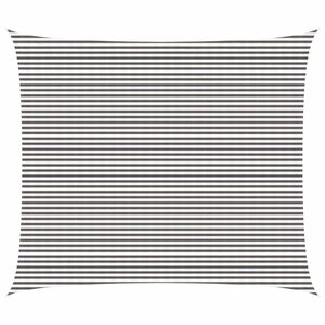 vidaXL Żagiel przeciwsłoneczny Jasnoszary i biały. 6 x 8 m HDPE