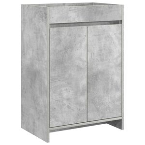 vidaXL Szafka pod zlewem w łazience Betonowy szary 56 x 37,5 x 81 cm
