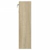 vidaXL Witryna, dąb sonoma, 100x15x58 cm, materiał drewnopochodny