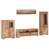 vidaXL 4-częściowa meblościanka pod TV, lite drewno