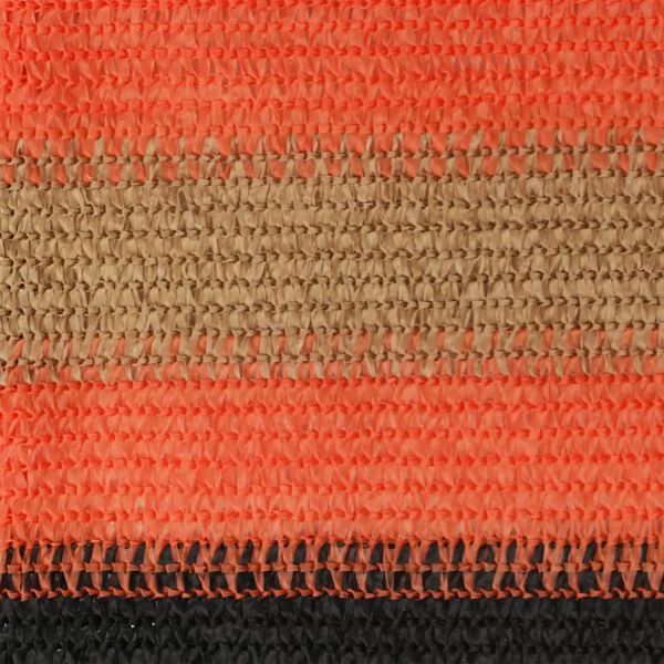 vidaXL Parawan balkonowy, wielokolorowy, 75x600 cm, HDPE