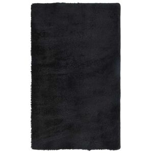vidaXL Dywan shaggy z długim włosiem NAVARRA Czarny 60x100 cm Poliester