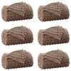 vidaXL Koce narzutowe 6 pcs Camel 200 x 150 cm Polar