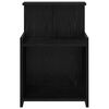 vidaXL Szafka Nocna Czarny Dąb 40 x 35 x 60 cm Materiał drewnopochodny