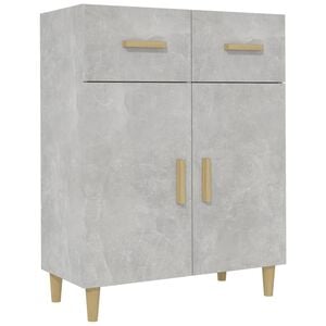 vidaXL Szafka, szarość betonu, 69,5x34x89 cm, materiał drewnopochodny