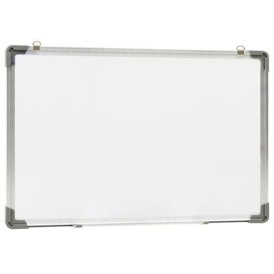 vidaXL Magnetyczna tablica suchościeralna, biała, 60x40 cm, stalowa