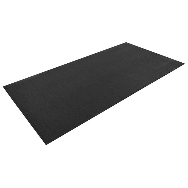 vidaXL Mata ochronna do sportu Czarny 150 x 75 x 0,6 cm PVC