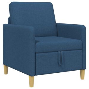 vidaXL Sofa z miejscem do przechowywania niebieski 72 x 78 x 87 cm